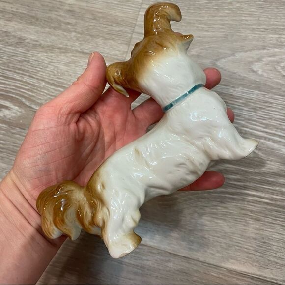 Vintage terrier dog breed porcelain figurine Skye Yorkshire - Picture 4 of 9